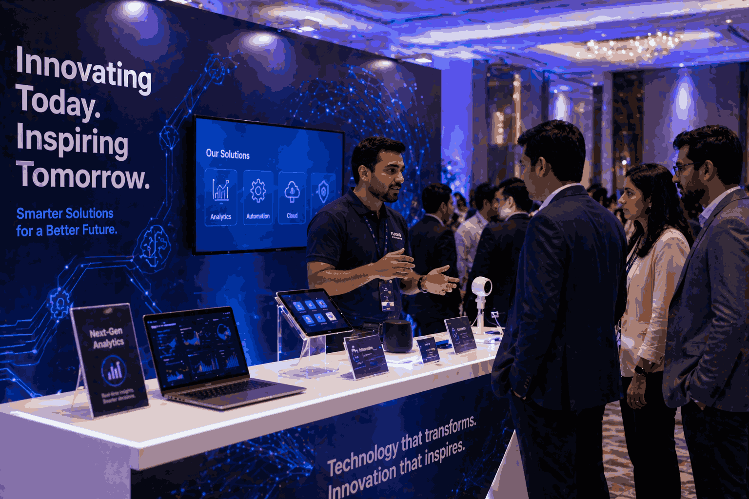 Showcasing Products, Services, and Innovations
