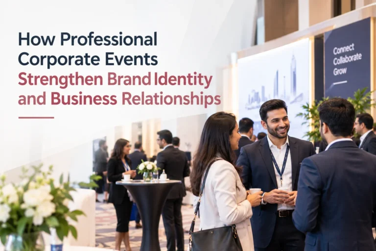 How Professional Corporate Events Strengthen Brand Identity and Business Relationships